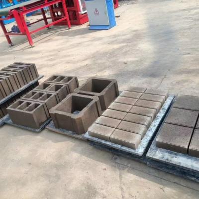 Concrete block production process