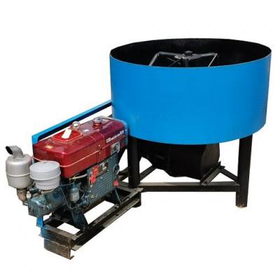 Diesel engine pan concrete mixer