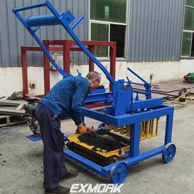 Exmork EM4-45 砌块成型机已通过测试